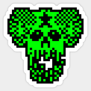 Jet Set Willy Hades Guardian Green - ZX Spectrum 8 Bit Legends Sticker